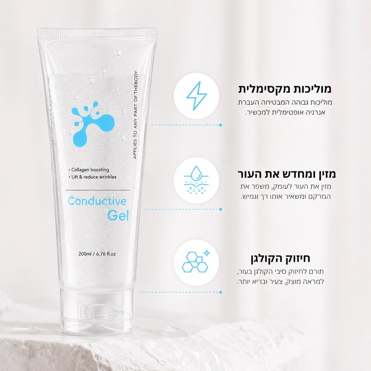 ג'ל מוליך וממצק